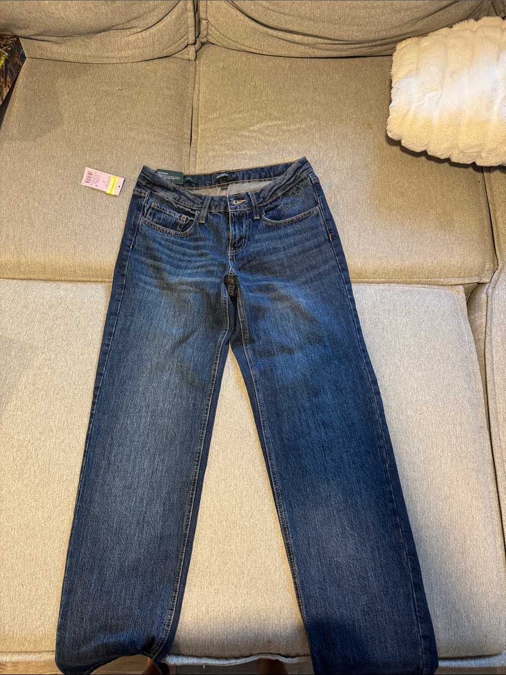 wild fable Women's Dark Blue Straight Leg Jeans